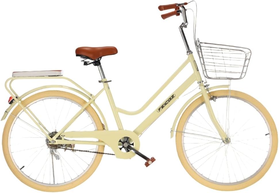 Acnivko自転車、女子自転車、シティーサイクル、女性用シティ通勤自転車、大人の通勤自転車、子供用自転車、ダブルビームフレームシテ