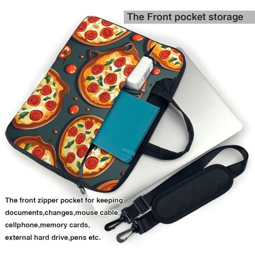 Bolso Tote para Laptop con Estilo Pizza Comida miniatura 4