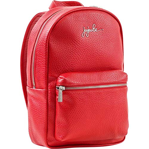 JuJuBe Mini Mochila Ever: Cuero Vegano   Rojo