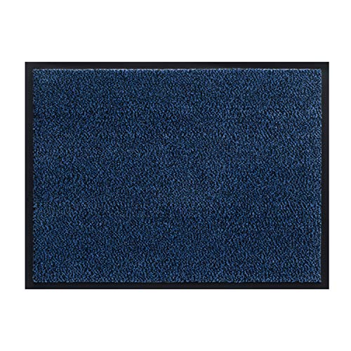 Panorama24 Premium deurmat / schoonloopmat voor entrees 135x200, kleur: blauw - vuilvangmat in 6 maten als deurmat binnen en buiten