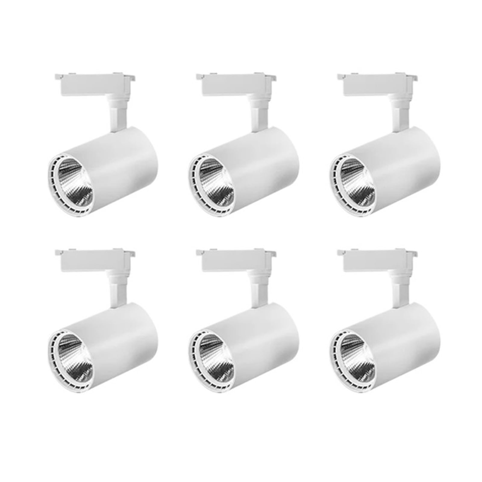 Set Faretto A Binario A LED COB Spot Di Illuminazione A A For Decorazioni Domestiche Luci For Camera Da Letto Lampada A A Installazione Flessibile(Only 6PC White,12W)