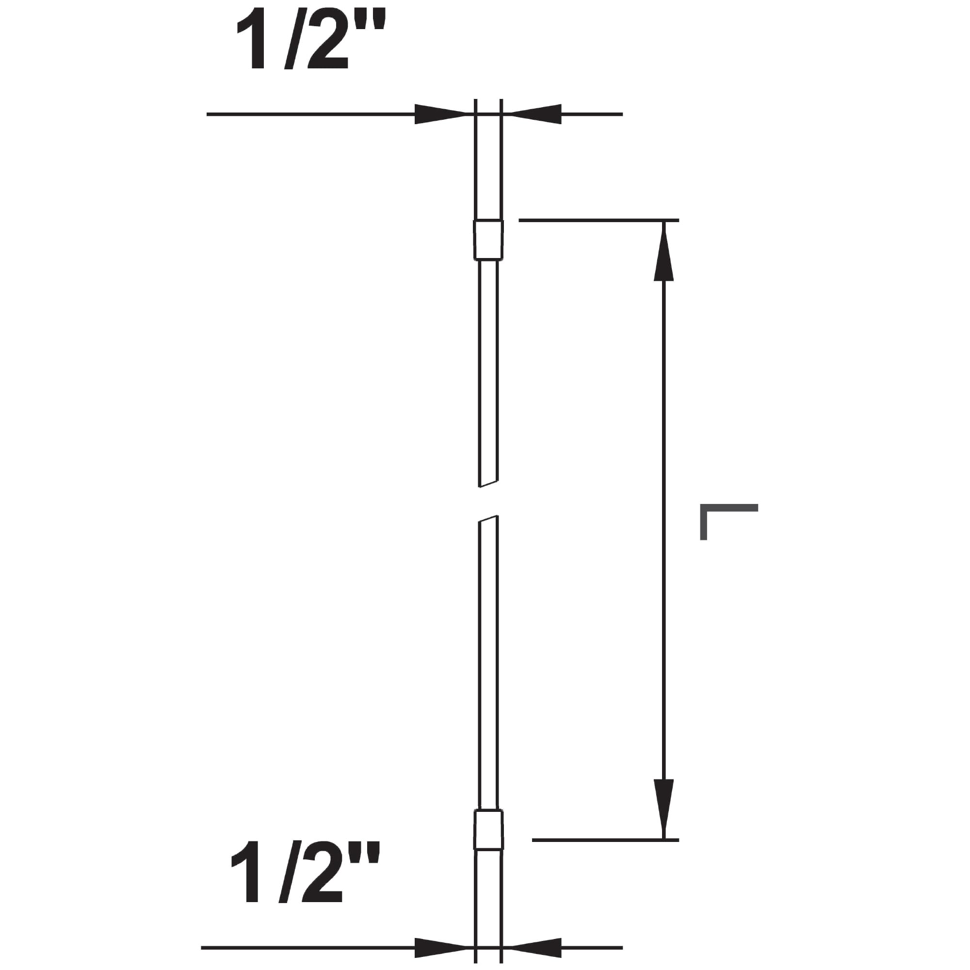 Manguera de ducha Laufen FreeFlex, L=1500mm, plástico, 1/2 "x1/2", conexión giratoria, HF504750000000