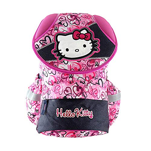 Target Hello Kitty M� dchen Rucksack Mochila Escolar  42 cm  Rosa  Wei�  Schwarz