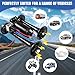 24V 600dB Super Loud Dual Trumpet Electric Train Air Horn Kit with Heavy-Duty Compressor – Waterproof Black Airhorn for Trucks, Motorcycles, SUVs, Pickups, Boats, ATVs & Off-Road Vehicles
