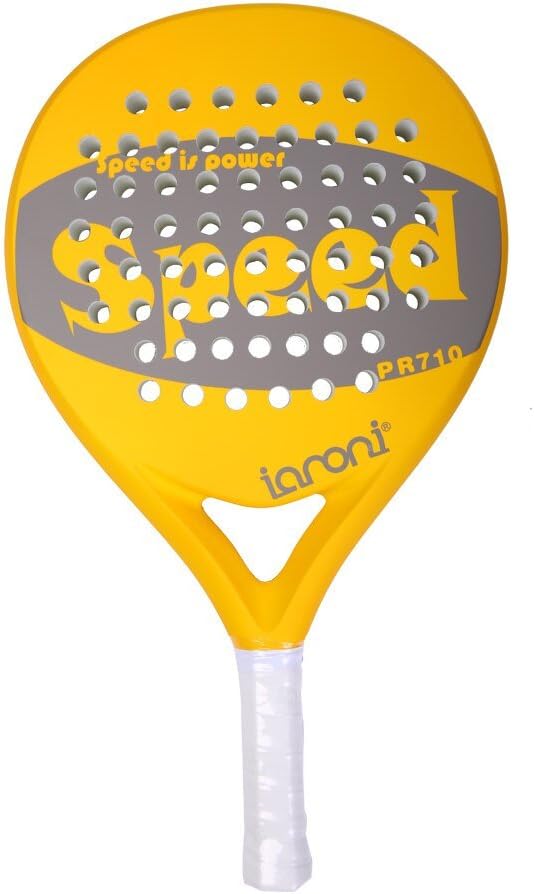 ianoni Platform Tennis Padel Beach Racket Tennis Paddle with Carbon Fiber Face and EVA Memory Foam Core-Used Interchangeably for Padel,Paddle Tennis, Platform Tennis & Beach Tennis