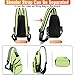 Imagen de Sling Bag Mochila Bandolera Hombre Tela Oxford Mochila Pequeña Hombre Mujer Bolso Bandolera Ligero Bolsa de Pecho con Múltiples Bolsillos para Trabajo para Ciclismo Correr Senderismo Viajes