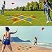 OTTARO Outdoor Games for Adults and Kids, Yard Toss Games with Portable PVC Framed, Giant Tic Tac Toe Game Outdoor Indoor