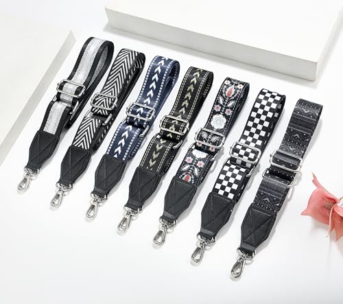 Image of LEMEDE Purse Strap Replacement Crossbody 1.5 inch Wide Shoulder Strap Adjustable Straps Handbag Strap Replacement Belts