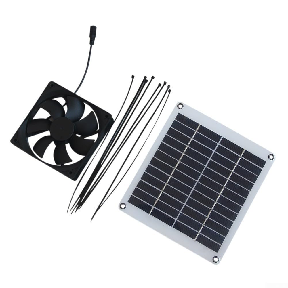 Ventilador de para escape Solar 5W 12V para Gallinero Ventilador