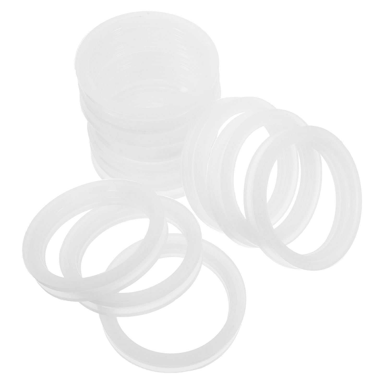 72 Juntas Tóricas de Silicona para Calentadores Solares de Agua Anillos de Sellado de 58 MM para Tubos Colectores Solares Kit de Reparación Resistente a Fugas y