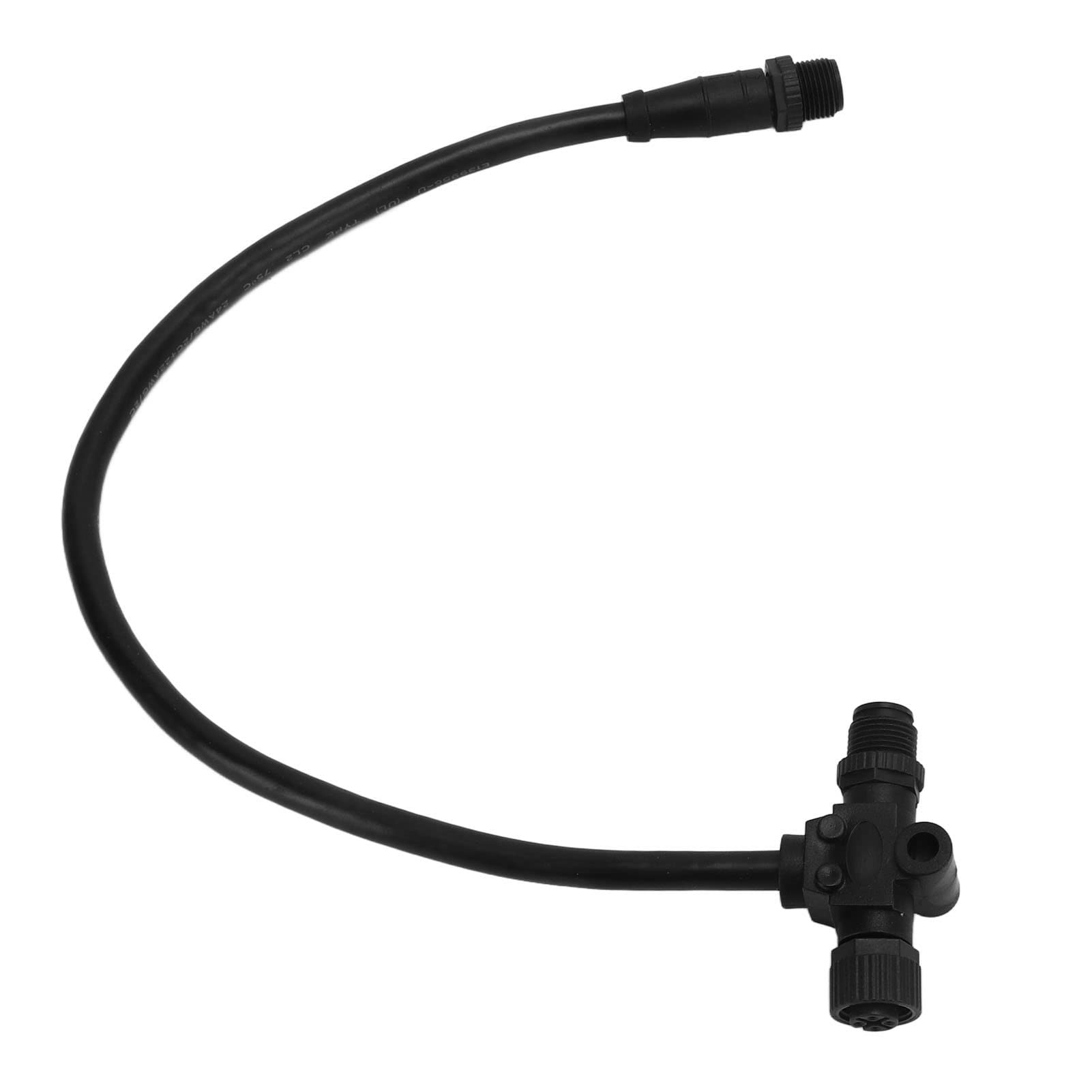 Cavo Backbone per Barca, Cavo di Derivazione Backbone Connettore T a 5 Pin a Connettore M12 IP67 Impermeabile per Reti NMEA 2000