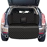WEEKSUN SUV Cargo Liner for Dogs, Water Resistant Pet Cargo Cover Dog Seat Cover Mat with Bumper Flap Protector, Non-Slip, Large Size Universal Fit for SUVs Sedans Vans