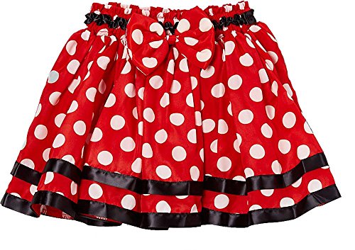 wenchoice Girl's Black & Red Polka Dot Tutu - M(3T-4T)