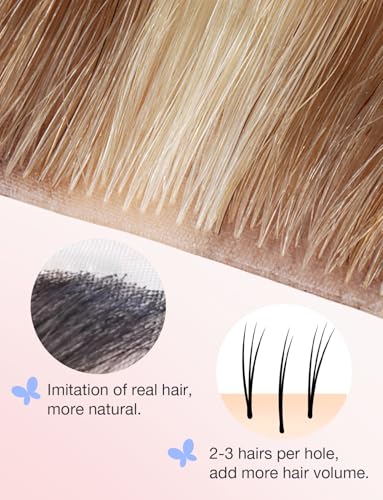 Image of DOORES Invisible Tape in Hair Extensions Human Hair, 22 inch #16 /22