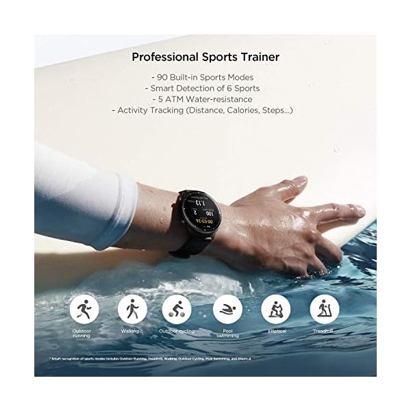 Amazfit GTR 2 Smart Watch for Men Android iPhone, 14-Day Battery Life, Alexa Built-in, Fitness Watch with GPS, Bluetooth Call, 90 Sports Modes, Blood Oxygen Heart Rate Tracker, 5 ATM Water Resistant