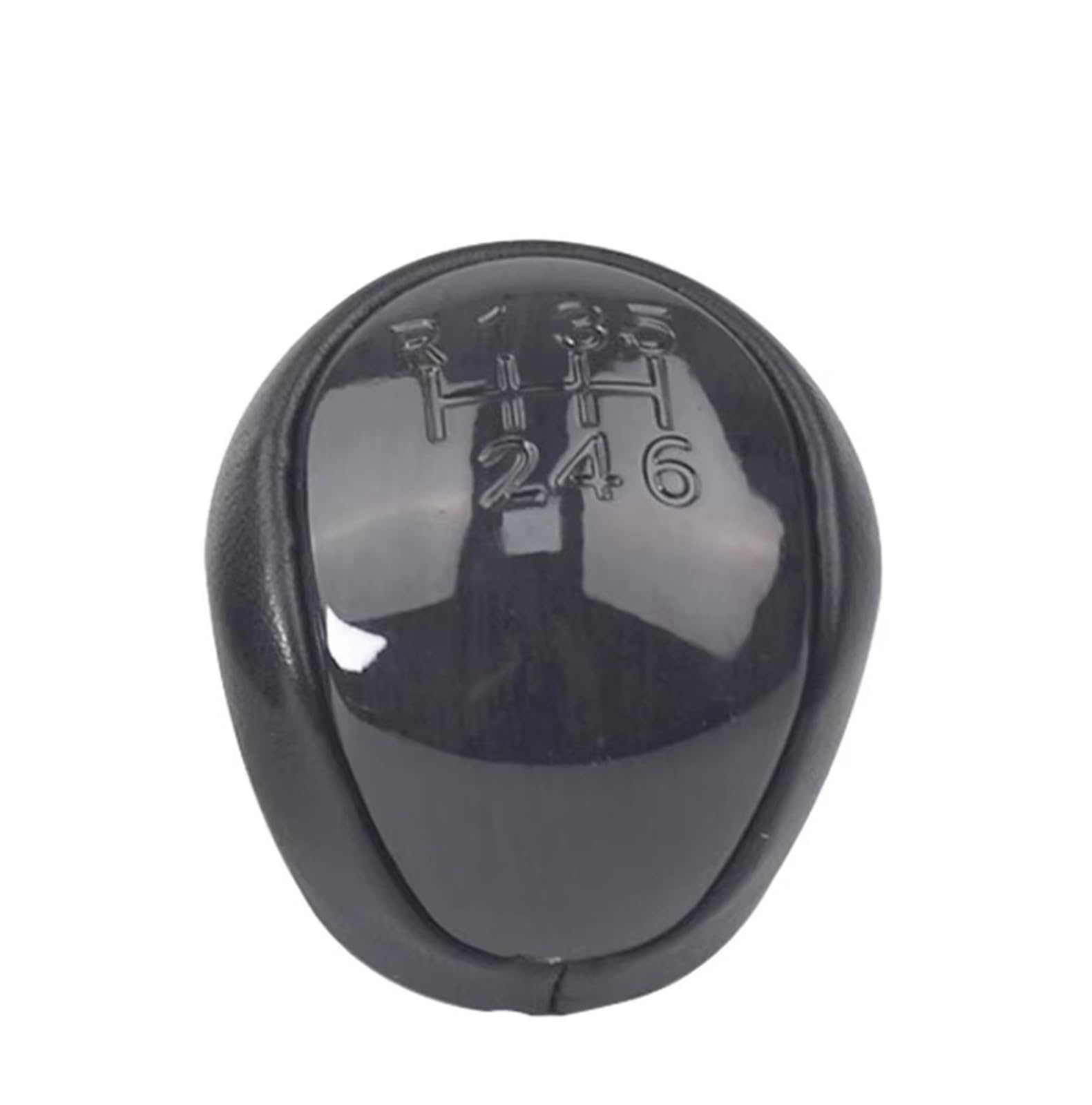Tpsobru 6 Speed-Black Shift Gear Lever Knob For Hyundai For Elantra I30 2008-2012 5 6 Speed Manual Mt Gear Shift Knob Shifter Lever Handball Car Gear Shift Cover(6 Speed-Black)