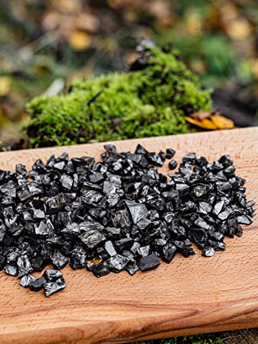 Shungite Club Elite Shungite Stone For Water Purification & Jewelry Making 0,22 Lb/100 Gr Elite Noble Shungite Stones Natural Raw #TOP1
