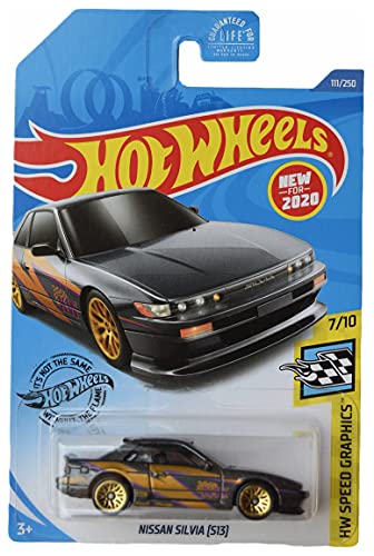 Hot Wheels Nissan Silvia [S13] Gris miniatura 1