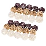 Handgemachte Rattan-Weidenball-Dekorations-Verzierungen