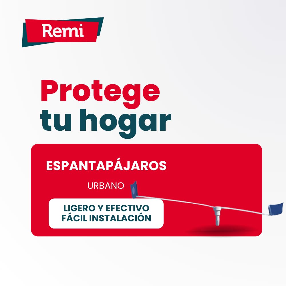 Remi Hogar Eolo Piscinas para ahuyentar Aves | Espantapájaros Eolo destellante para Piscinas | Efectividad estética | Posibilidad del Plegado del Dispositivo | Cubre Las Zonas anexas