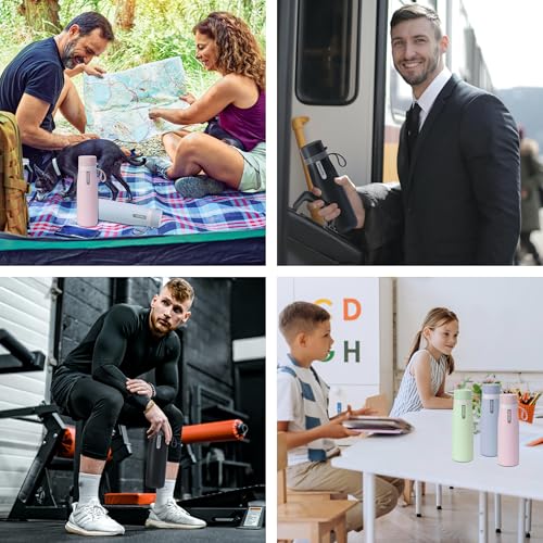 Image of PHILIPS Filtered Water Bottle Stainless Steel Travel Keeps Cold 32oz Grey | Insulated BPA-Free Water Bottle With Leakproof Lid. Filter Removes Chlorine & Odor, Lasting 2 Months Or 40 Gallons