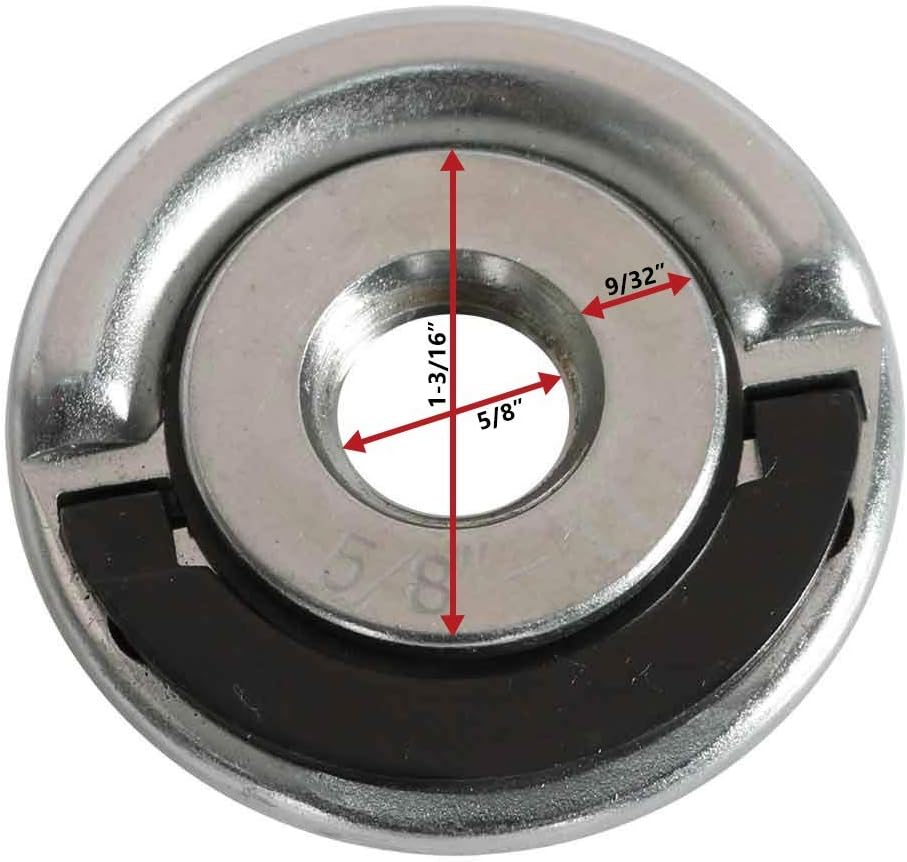 Superior Electric LN5811ML 5/8-11 Inch Thread Quick Change 2 Inch O.D Disc Flange Grinder Lock Nut