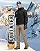 Rdruko Skijacke Herren Winterjacke Snowboardjacke Warme Fleece GefüTtert Winter Jacke Wasserdicht Funktionsjacke Männer Outdoor Wanderjacke mit Kapuze-Schwarz S
