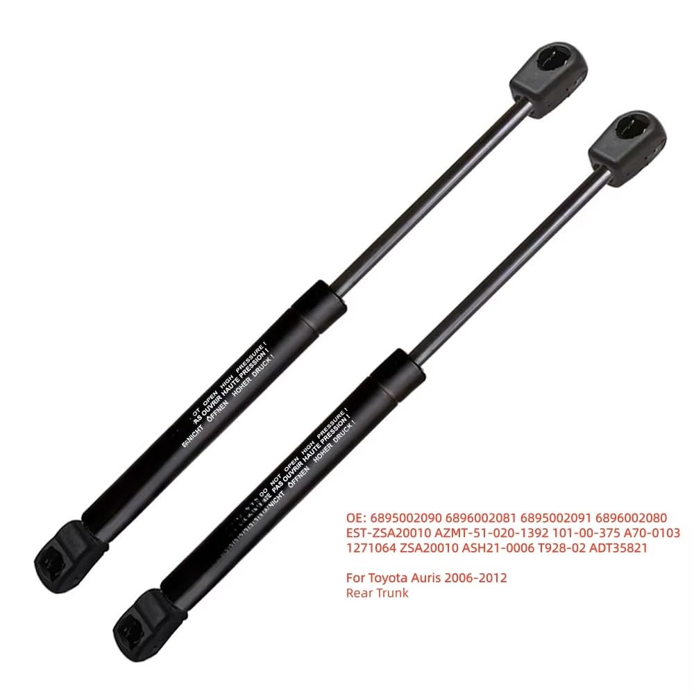 2 Pezzi Posteriore Tronco Molla A Gas Ammortizzatore Puntone Di Sollevamento Per Toyota Per Auris 2006-2012 6895002090 6896002081 Portellone Molle Gas