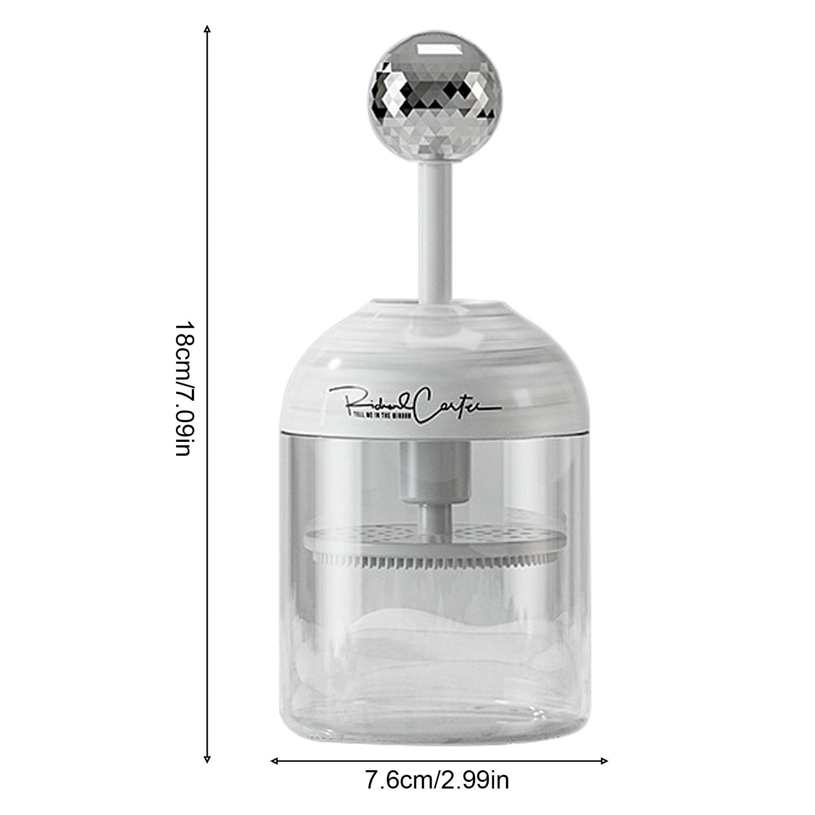 Produttore di schiuma per lavaggio del viso | Schiuma di sapone con asta di spinta di rimbalzo automatico | Accessori da bagno detergente viso Bubbler per sapone detergente shampoo Smashing