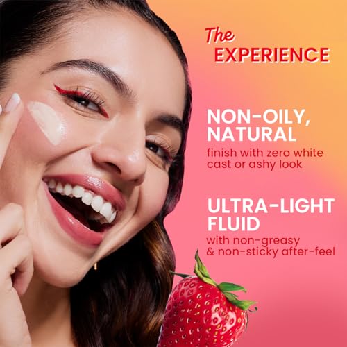 Image of Dot & Key Strawberry Dew Tinted Sunscreen In-Vivo Tested SPF 50+ PA++++ With New-Age UV Filters, Brightens & Protects Skin, Ultra-light, Blends Easily, With Niacinamide, Natural Finish, Non-Sticky| 50ml