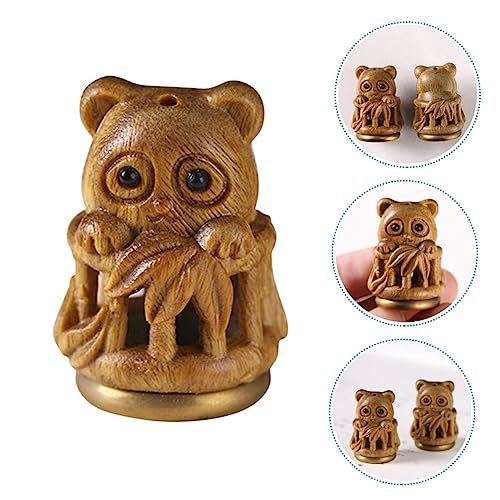 Accesorios aroma perlas panda llavero decorativo miniatura 5