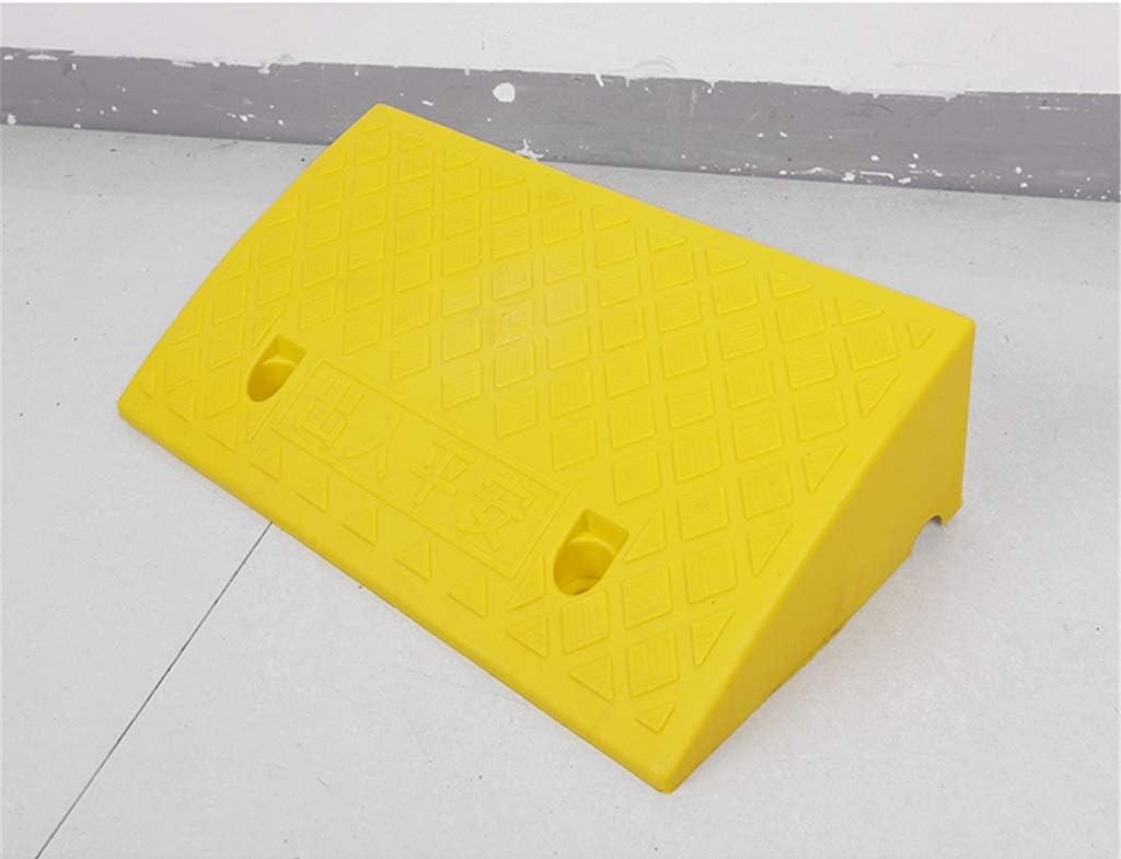 Threshold Ramp,Kerb Ramps for Cars,Threshold Ramp, Plastic Ramps, Outdoor Uphill Slope Pad Threshold Ramps of Parking Lot/Black/50 * 22 * 5Cm