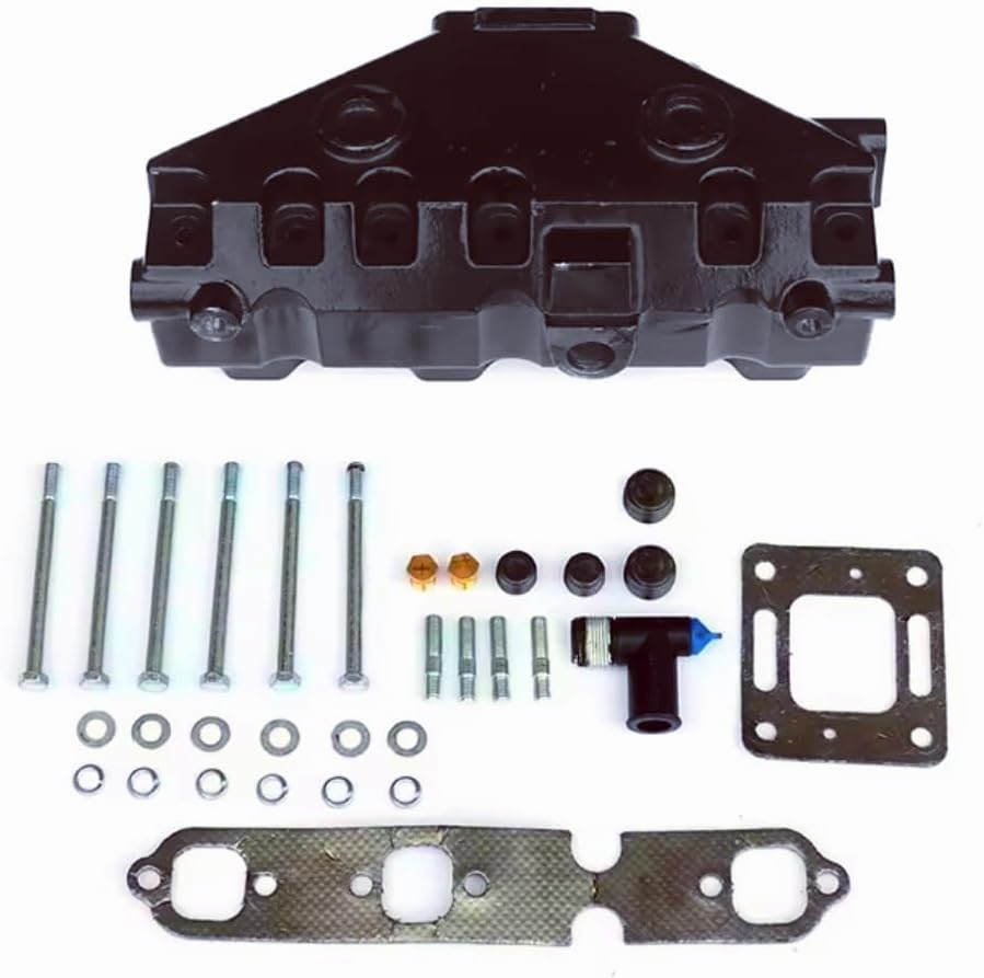 99746A17 99746A3 Cast Iron Exhaust Manifold Kit Fits for Mercruiser 4.3 V6 Engines 1983-2002 Replace parts