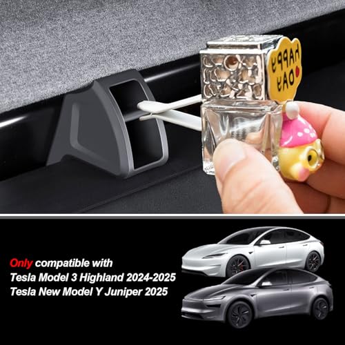 Image of 2PCS Air Freshener Adapter for Tesla Model 3 Highland 2024 2025 & Model Y Juniper 2025 2026 Accessories, No Adhesive Requried, Air Freshener not Included