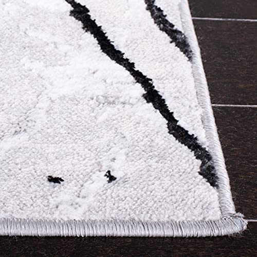 Tapete Safavieh Amelia 231x165 cm Gris y Negro miniatura 4