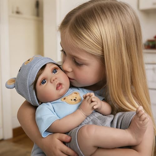 Muñeca Reborn Bebé Realista EKOKIZ 22 Pulgadas miniatura 2