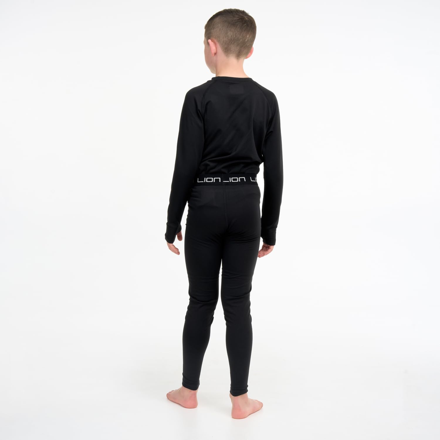 Conjunto de compresión térmica para niños, ropa deportiva con forro polar para niños y niñas, ideal para fútbol, rugby, correr y actividades en clima frío