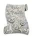 WB wohn trends Grab-Schmuck Schriftrolle Rose, Ruhe in Frieden, 11x9x2,5cm grau Kunst-Stein Trauer-Deko Gedenk-Stein