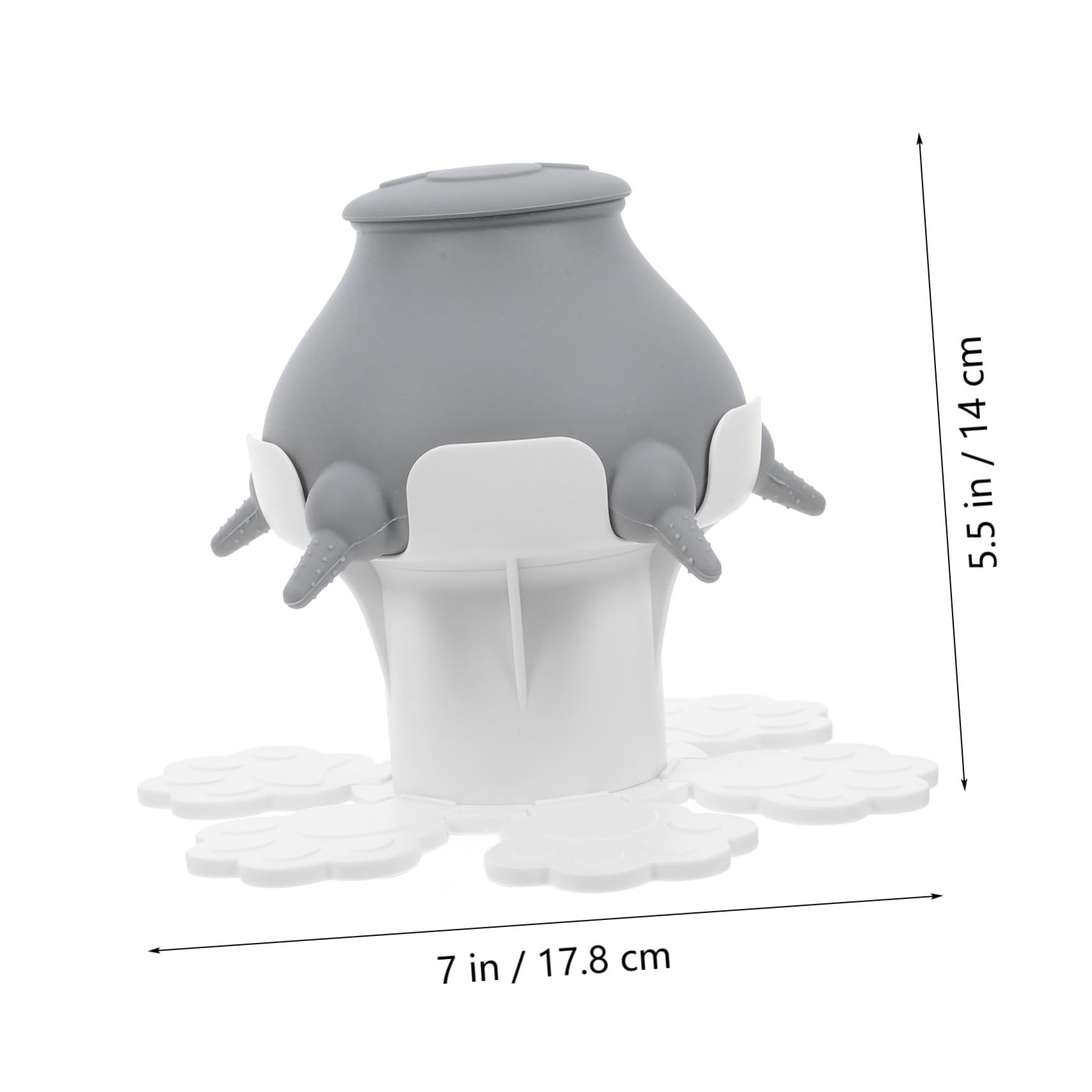 Toddmomy Puppy Feeder with Silicone Nipples Feeder Bowl Safe and Easy to Use for Multiple Puppies