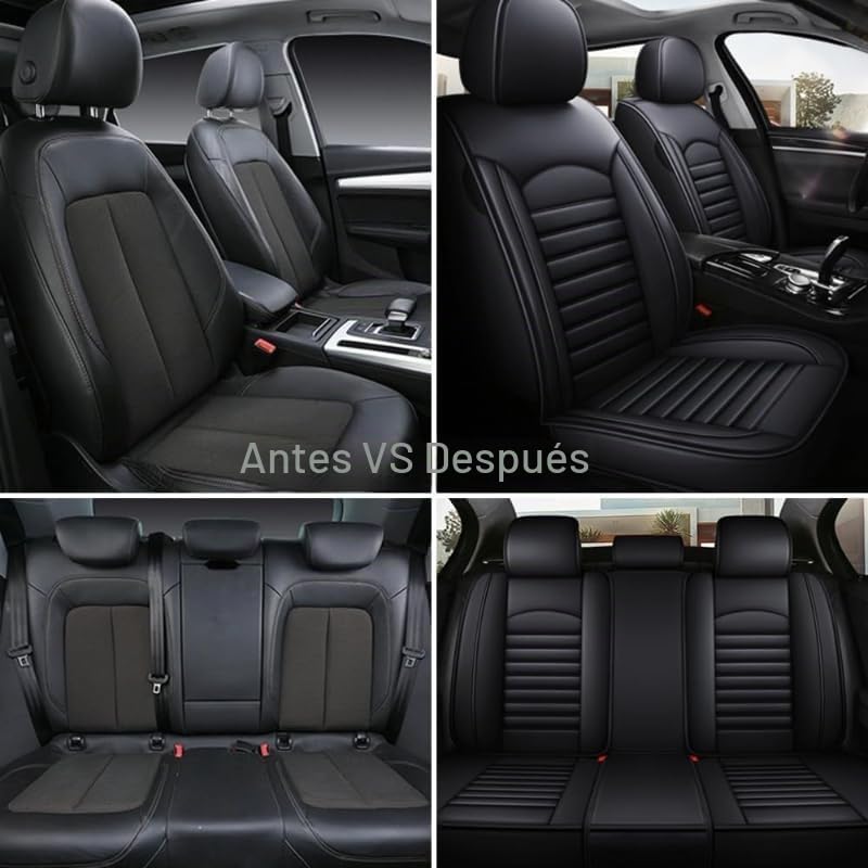 Cuero Funda Asiento Coche, para Audi A1 A1 S-Line A1 S A2 A3 S-Line A3 8P 8V Impermeable Completo Juegos Cubreasientos Protectores Interior Accesorios