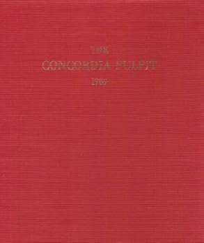 Hardcover The Concordia Pulpit 1989 (Series C Epistle Readings) Book