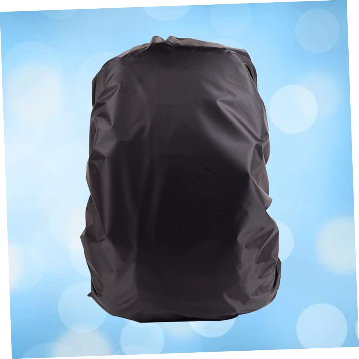Unisex Backpack Rain Cover for Durable Mud Guard Raincoat with Buckle for Camping and Hiking Black