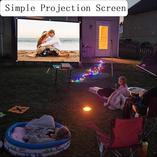 Pantalla de proyector plegable 180 pulgadas 16:9 miniatura 3