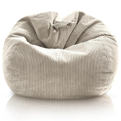 Aiire Puff Salon Pana Moderno   Puf Gigante con Relleno Incluido para Decoracion Habitacion Juvenil   Puffs Infantiles XXL   Bean Bag Chair Infantil XXL o Cojin de Suelo Grande [100x75 cm]