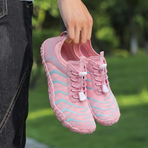 Image of EWUHA Barefoot Shoes Womens Mens Footwear for Walking Hiking with Wide Toe Box,Healthy & Non-Slip,Breathable Barefoot Vitality Water Shoes for Beach Pool Swim Outdoor (Unisex)