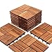 Randaco Holzfliesen Balkon 30 x 30 cm, 55-er Kachel Set,5m² Geeignet...
