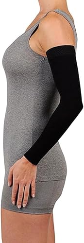 Miniatura 8 de Juzo Soft 2001 20-30mmHg Manga estándar con banda superior de silicona para mujeres, regular