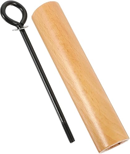 Mikinona Wok Mango Wok Accesorios Mango Desmontable Utensilios de Cocina de Repuesto de Olla de Repuesto de Mango de Madera Universal Utensilios de