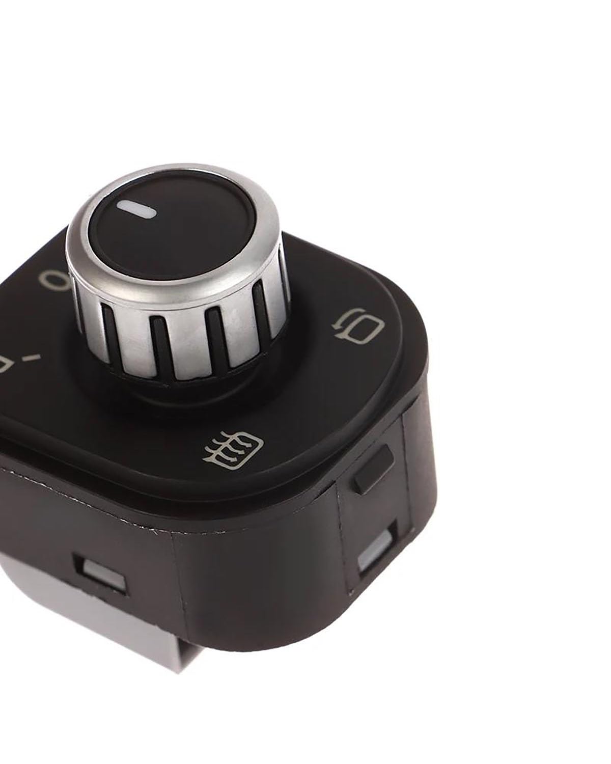 Interruptor de Espejo Lateral para Golf Mk6 Passat B6 Rabbit 1 Pieza Espejo retrovisor Cromado para Coche Perilla de Ajuste de calefacción 5Nd959565A