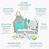 TOVLA JR. Kids Real Cooking Set | Cooking Tools for Kids Ages 5–12 | Montessori-Inspired Beginner Kitchen Kit with Visual Recipe Cookbook & Storage Case | Christmas & Birthday Gift for Boys & Girls #1
